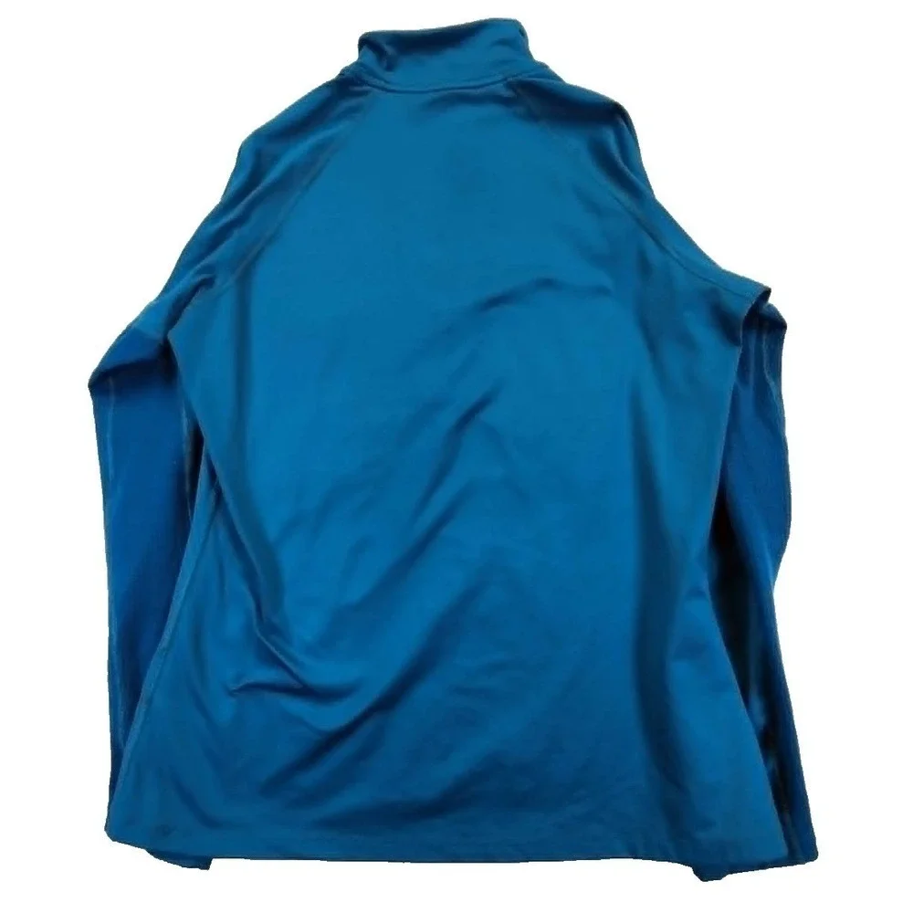 Nike Dri-FIT 1/4 Zip‎ Pullover Blue Womens Medium Running Training Top